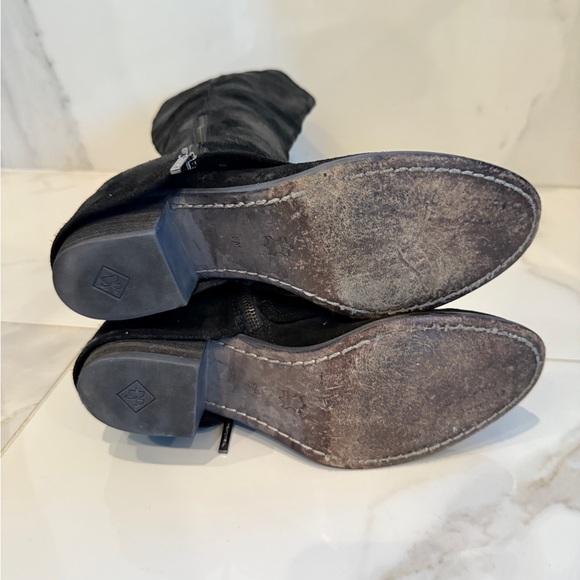 Black Suede Donald Pliner boots High Boots - Picture 5 of 5